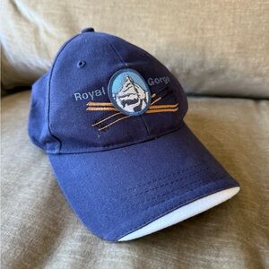 Royal Gorge Cross Country Skiing in Lake Tahoe Hat Cap with Embroidered Logo